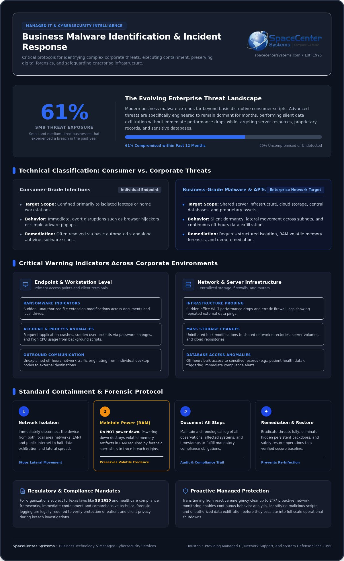 Business Malware Removal in Houston: The 2026 Remediation Guide